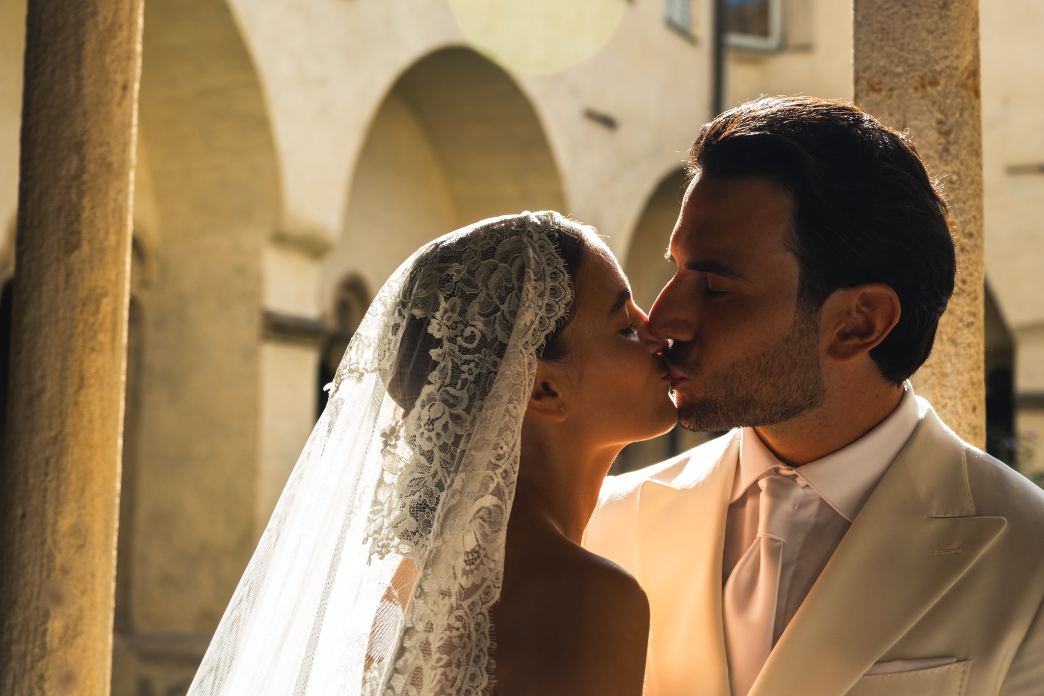 Una coppia Wedding & More festeggia in Italia