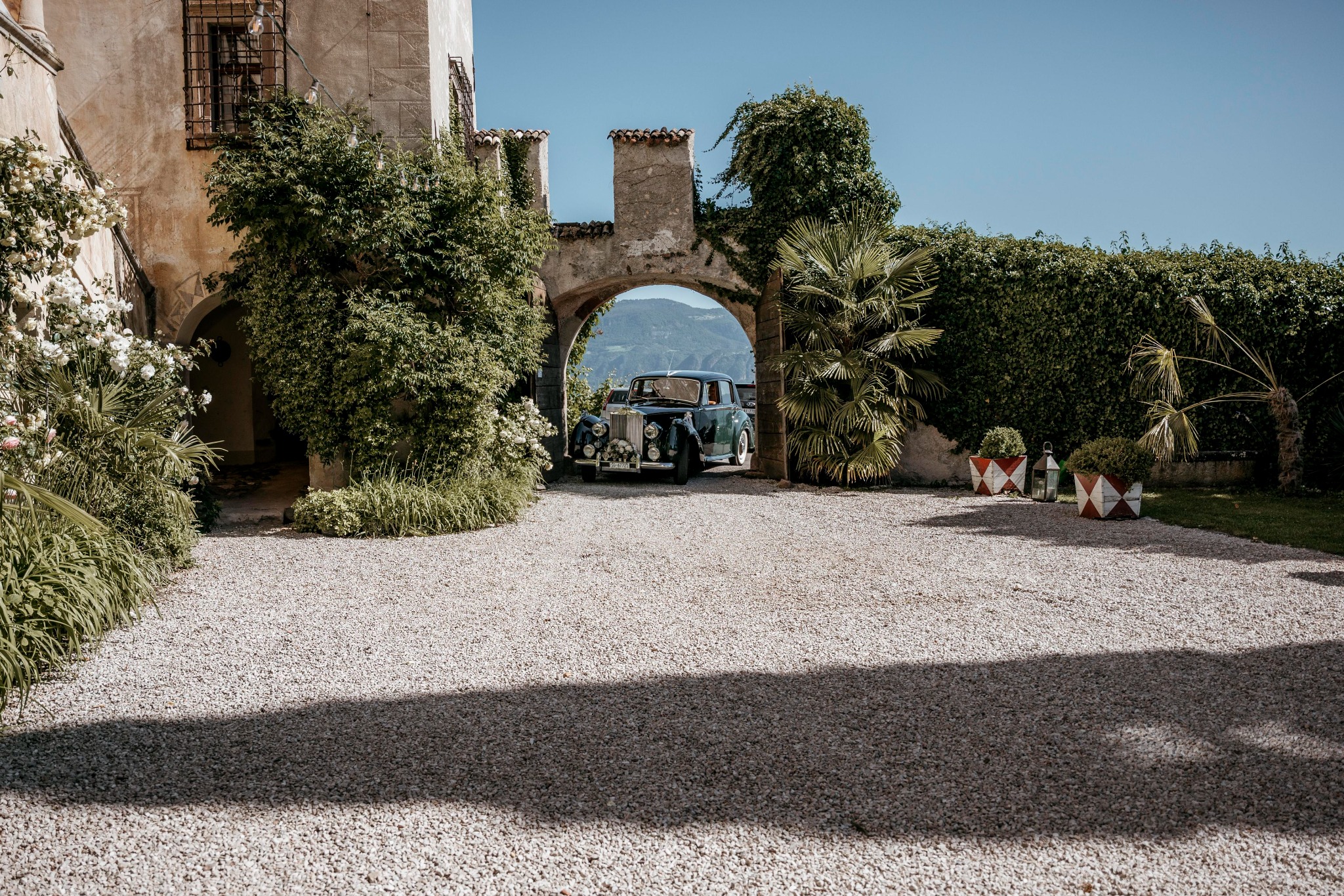 Il cortile storico di Ansitz Zinnenberg