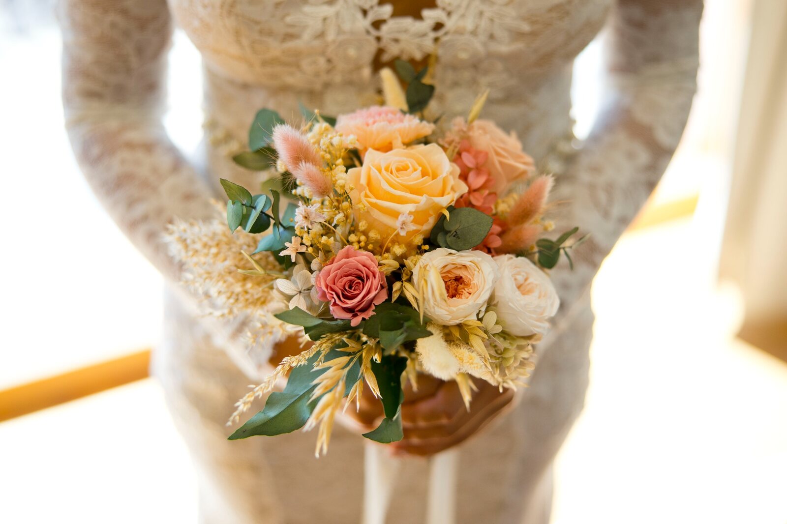 Il bouquet dai toni delicati di Viviana