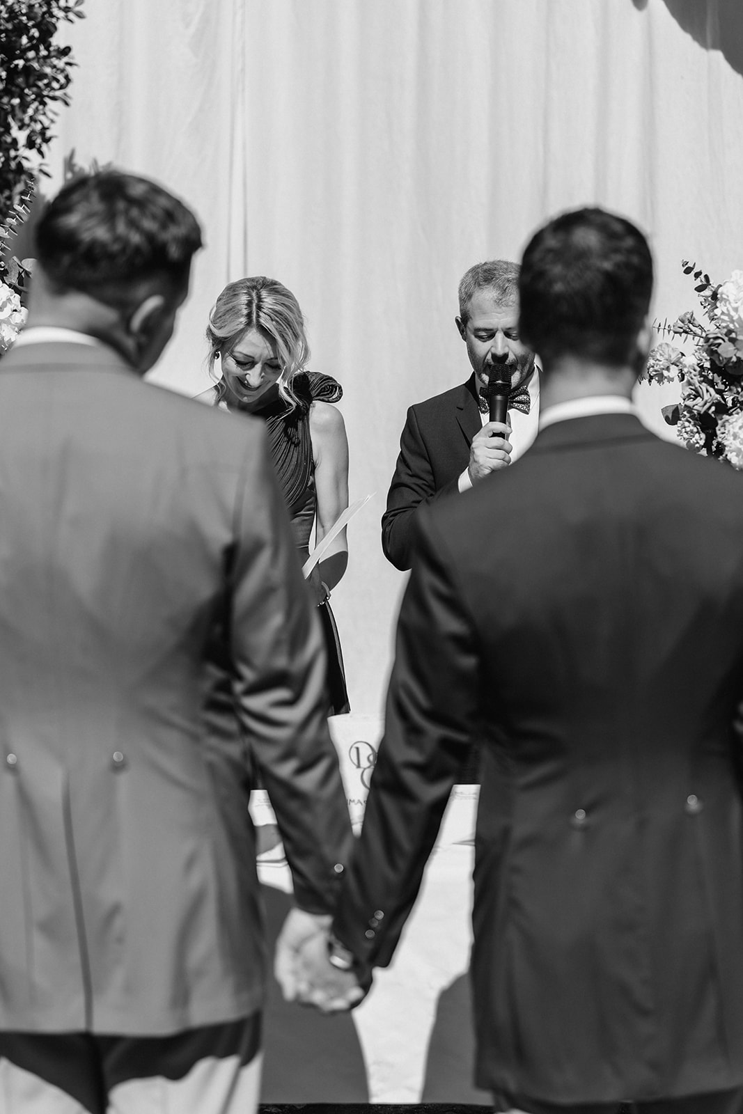 Simon and Dima during the ceremony